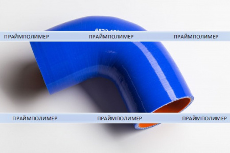 Патрубок силиконовый для КАМАЗ радиатора угловой (L100*100, d60, угол 90)